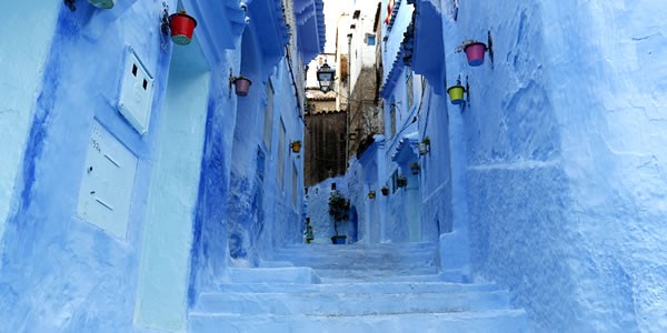 Travel of lost city: The Blue City of Morocco